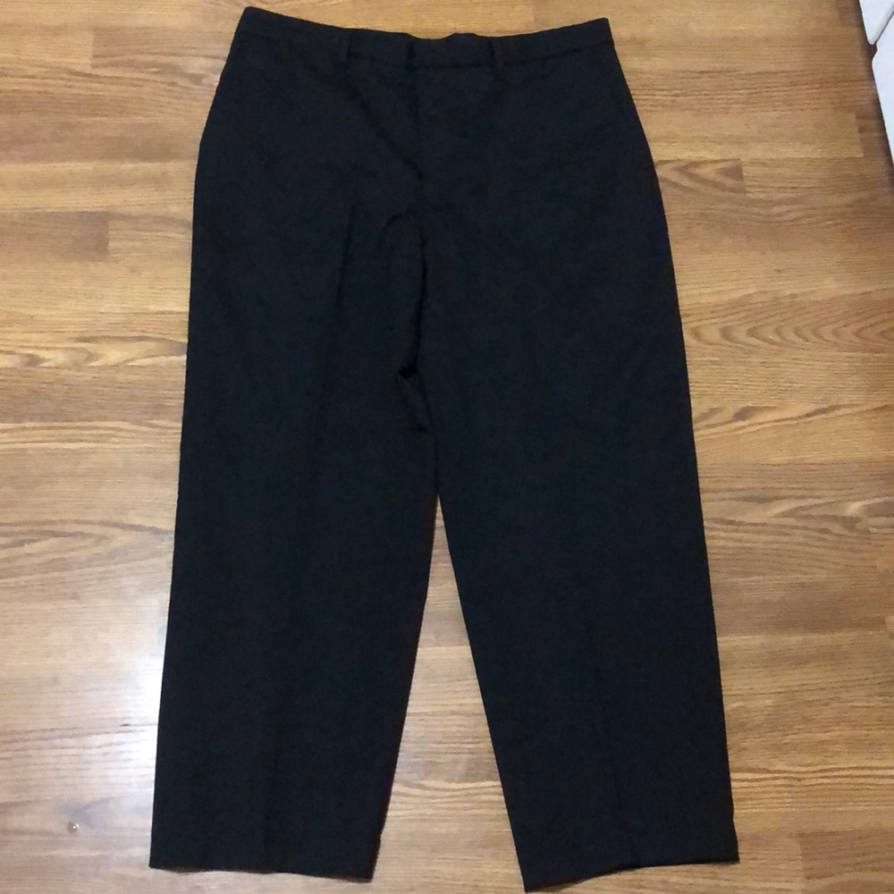 Black men’s wool dress pants